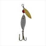 Lingurita rotativa pentru pescuit, Regal Fish, model 8030, 10 grame, culoare argintiu